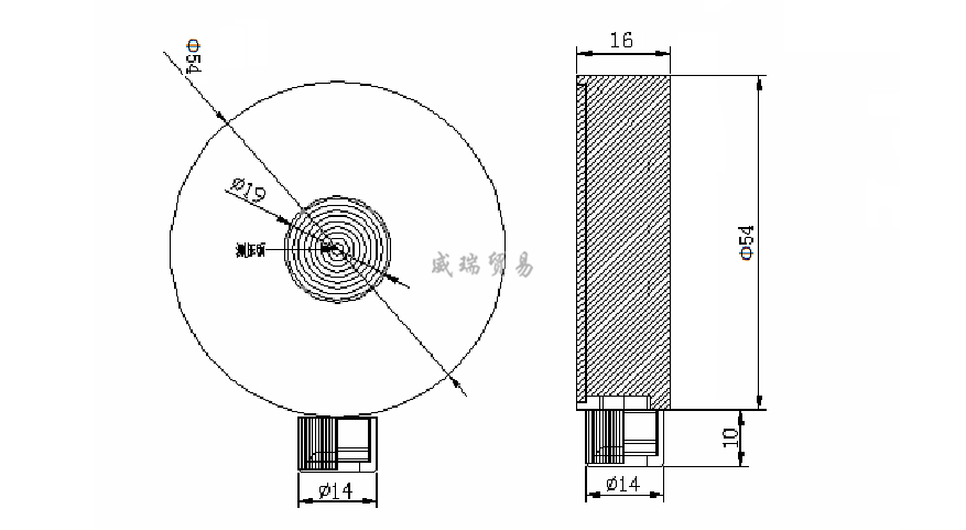 表面风压传感器/风荷载传感器(图1)